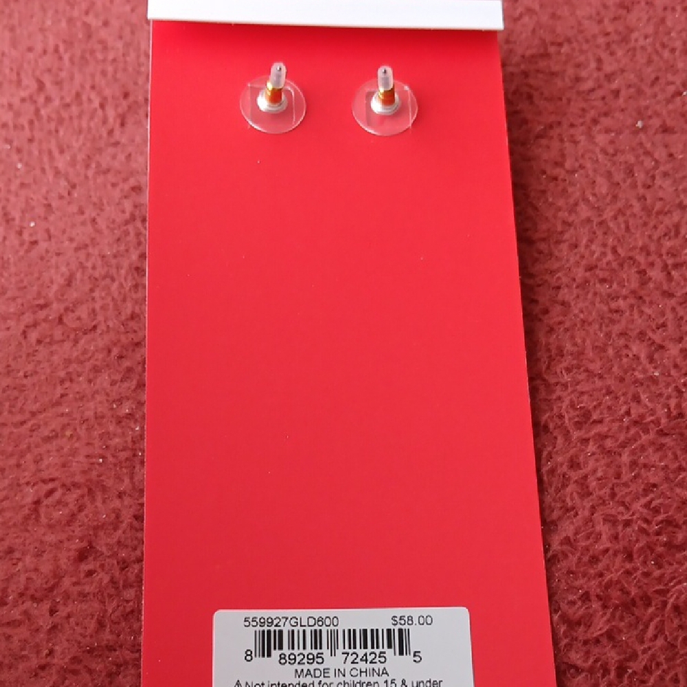 Betsey Johnson Red Heart and Chocolate Earrings - Picture 5 of 5